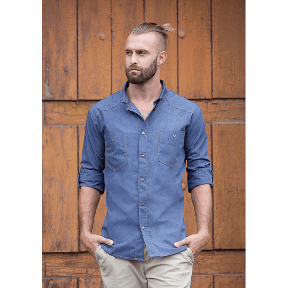 Karlowsky Passion | Kochhemd im Denim-Stil Karlowsky Passion | Kochhemd im Denim-Stil